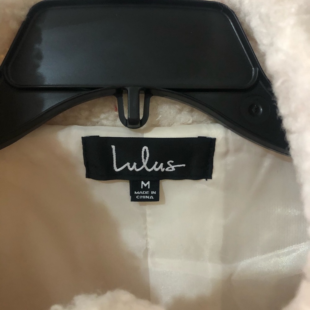 Lulus Pink Multi Color Sherpa Jacket - Picture 8 of 9
